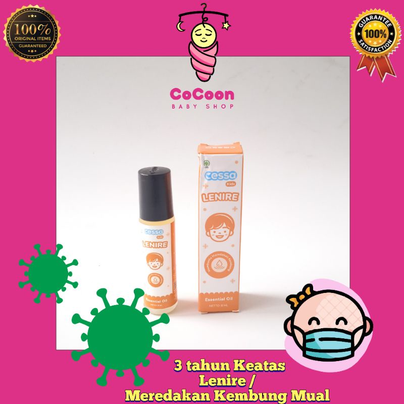 Esential Oil Pereda Kembung Mual Anak Cesa Cessa Lenire Kids Kid