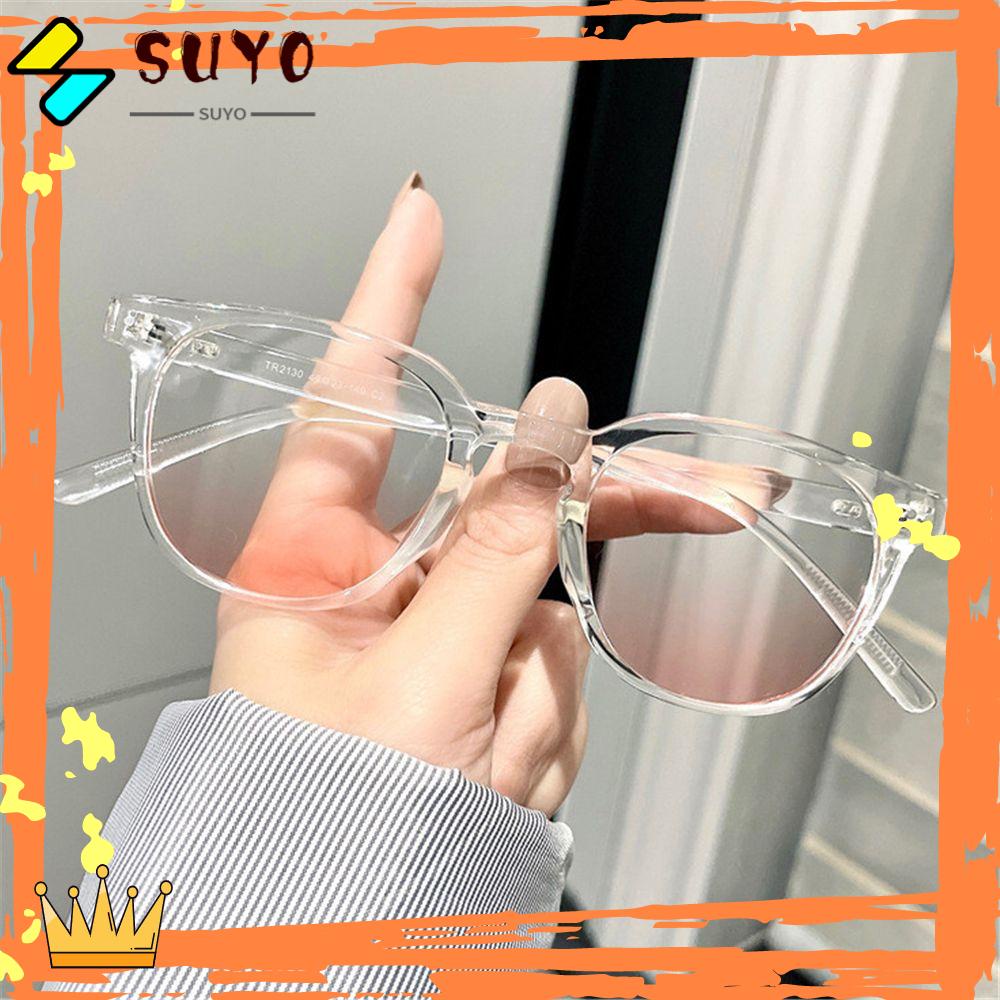Suyo Kacamata Myopia Gaya Wanita Korean Style Blush Glasses