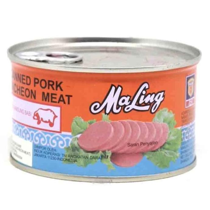 

Maling TTS luncheon pork meat 397 gr / daging ham babi ma ling canned TERLARIS