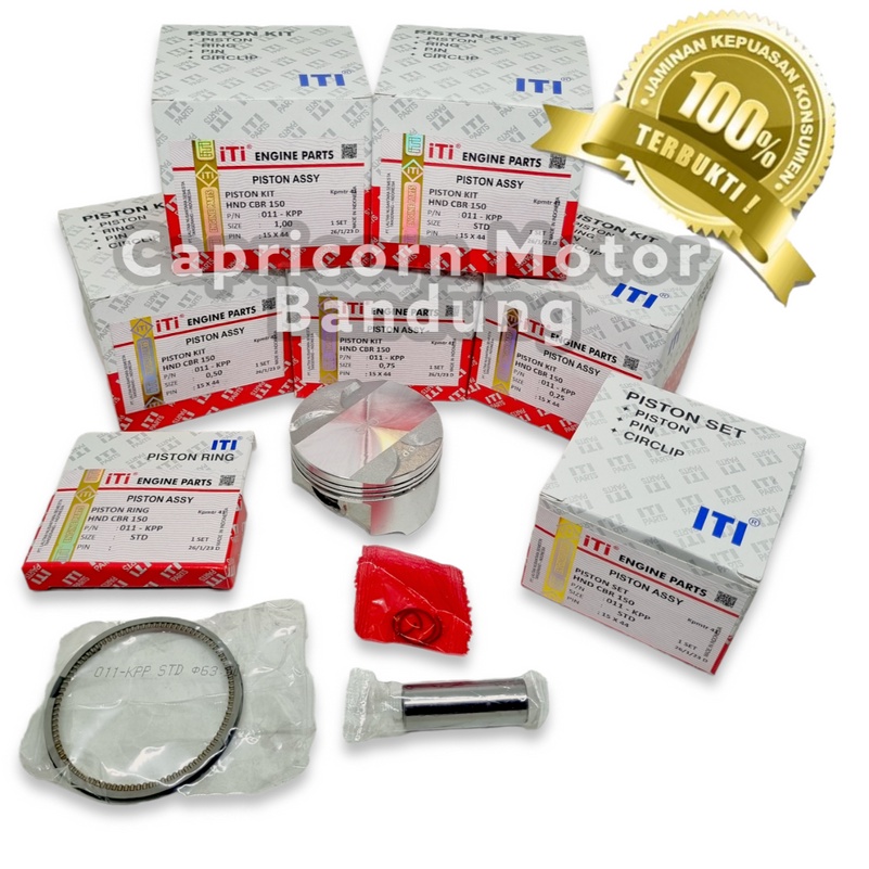 Piston Kit CBR150 CBR 150 LAMA KARBU ITI oversize STD 25 50 75 100