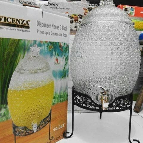 Dispenser Kristal Dispenser Nanas VICENZA SH151217B kapasitas 10 Liter