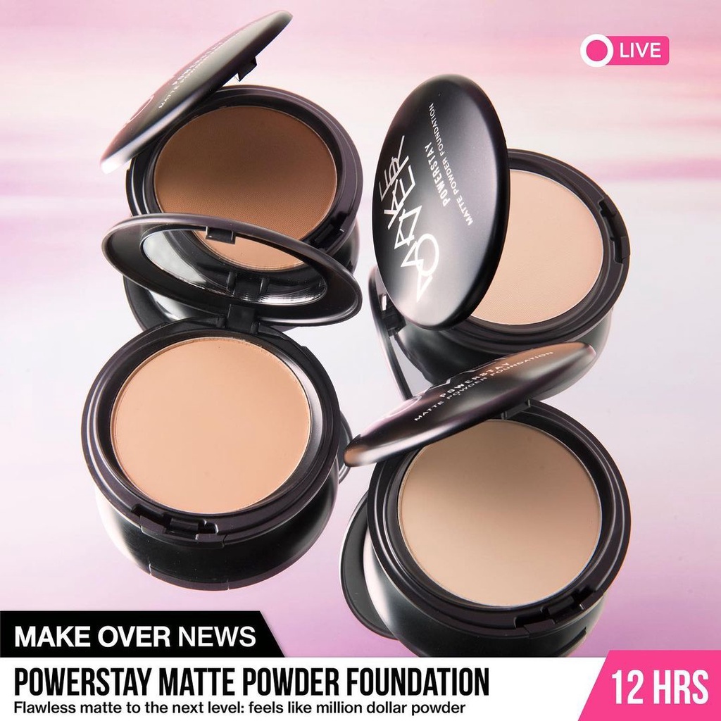 MAKE OVER POWERSTAY MATTE POWDER FOUNDATION - 12GR