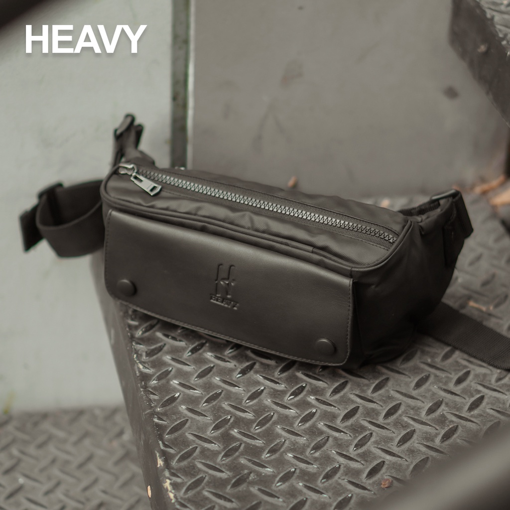 [HEAVY.BAG] WAISTBAG HEAVY WATERPROOF . TAS PINGGANG PRIA