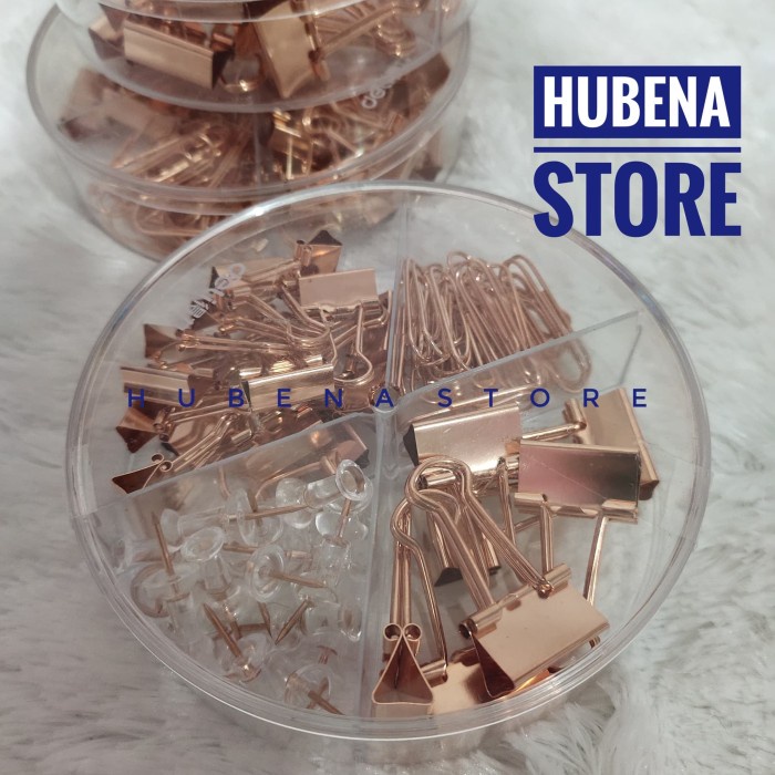 

Terlaris Paper Clip Jepit Kertas Binder Clip Klip Kertas Alat Tulis Gold Import