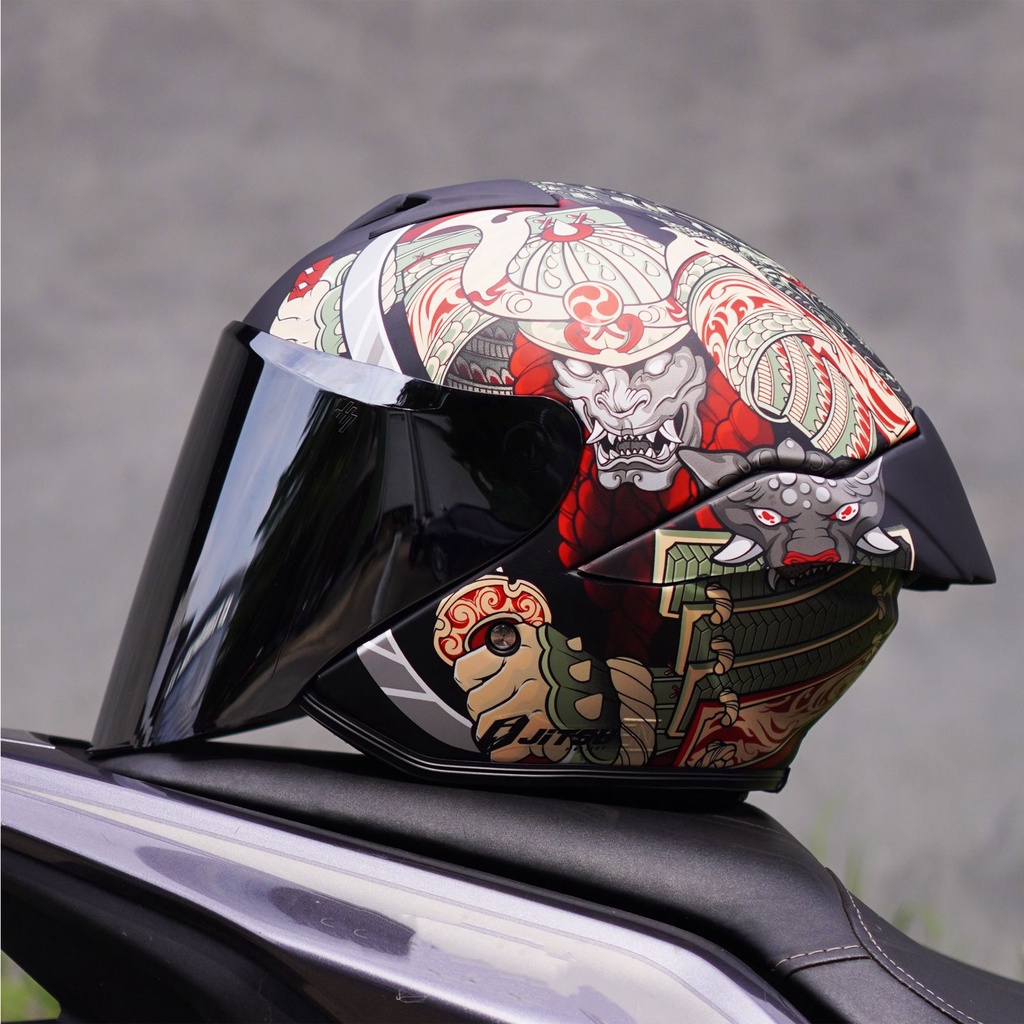 Helm Jitsu Half Face Ronin SNI Terbaru