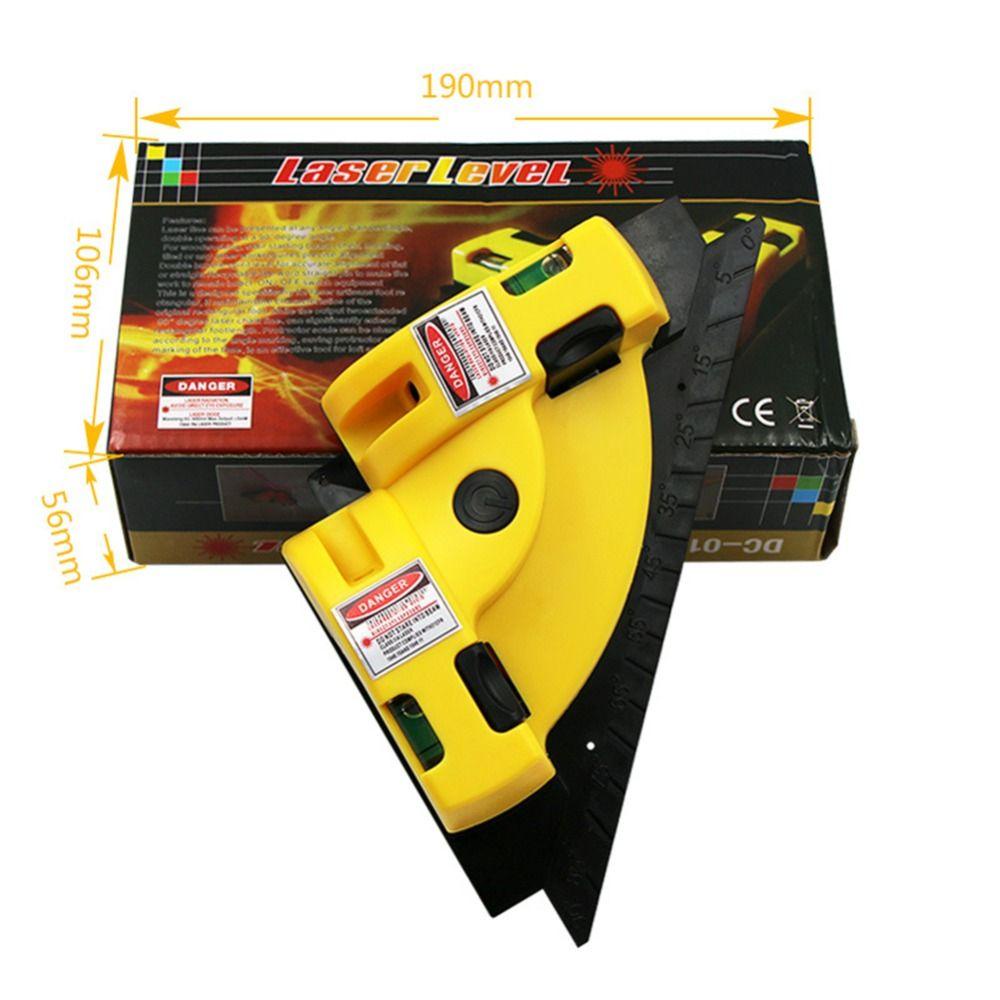 Lanfy Laser Level Alat Ukur Sudut Kanan Tile Leveling System Untuk Karpet Lantai Kayu Keras Square Laser Marking