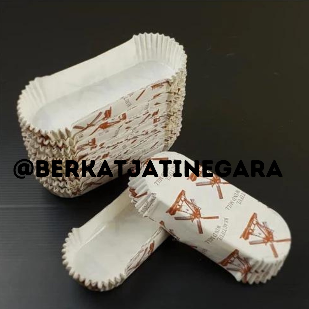 PAPER CUP CASE ROTI ISI ( PET BULAT ) / KERTAS BREAD BLUDER ROUND/ 200 PCS