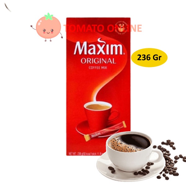Maxim / Original Coffee Mix Kopi Bubuk Korea / 236 Gr Gram [ Merah ]