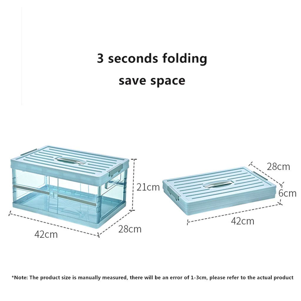 Kotak Penyimpanan Lipat [C&amp;D] Tempat Organizer Folding Storage Box/Keranjang lipat/kotak buku penyimpanan/Drawer box file/folding storage box lipat organizer/kotak rahasia penyimpanan/Kontainer Box lipat