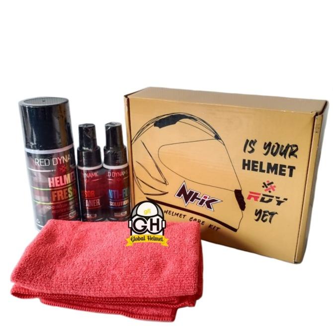 PAKET PEMBERSIH HELM CLEANER PAKET PERAWATAN HELM VISOR CLEANER
