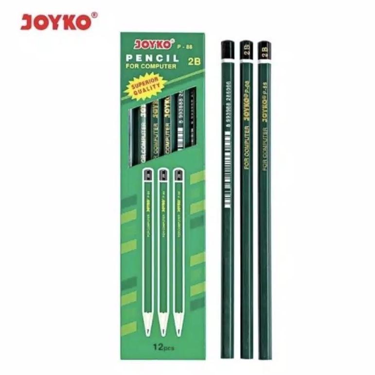 

P39 (ISI 12PCS) PENSIL KOMPUTER 2B JOYKO 1PAK NEW ポ