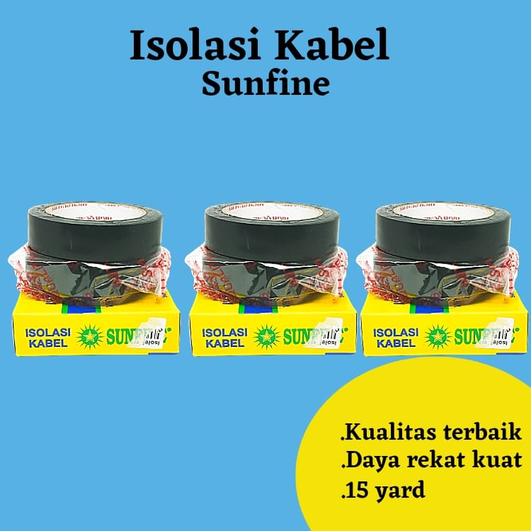 

solasi listrik sunfine 15 yard solasi listrik hitam