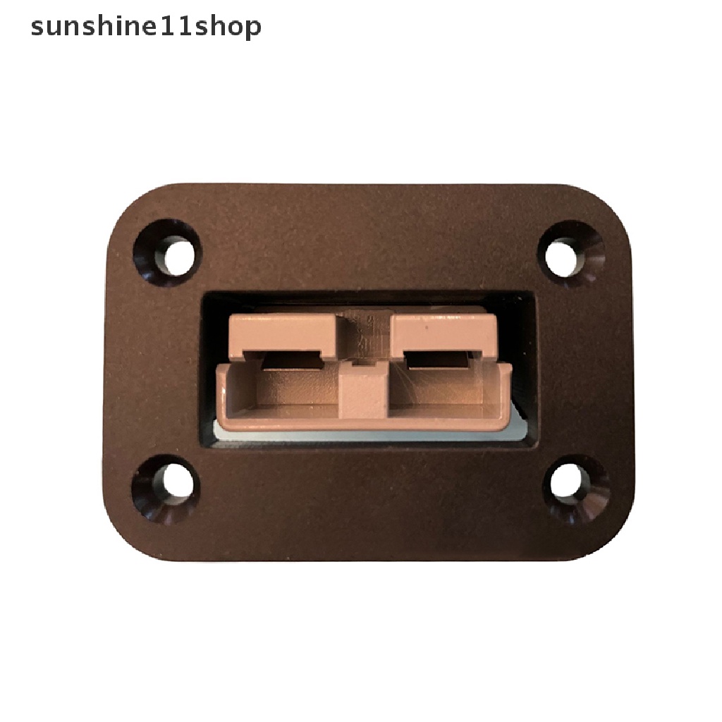 Sho Kompatibel Dengan Anderson Plug Flush Moung Panel Cover Untuk Caravan 50A 600V Kapal Plastik Socket Panel Parts N