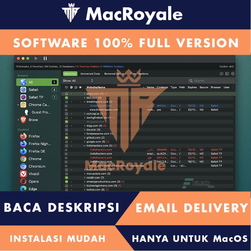 [MacOS] Cookie Full Version Lifetime Full Garansi