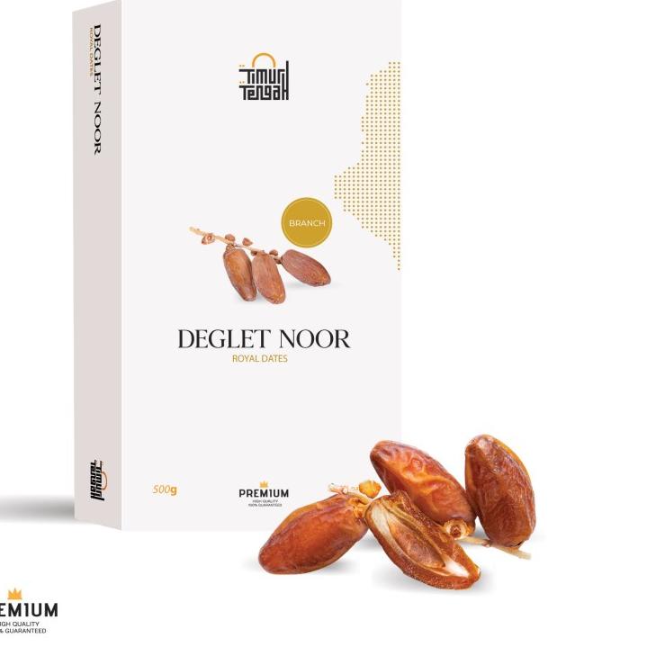 

❊ Timur Tengah Kurma Tunisia Tangkai 500gr Deglet Noor Premium Original High Quality ♠