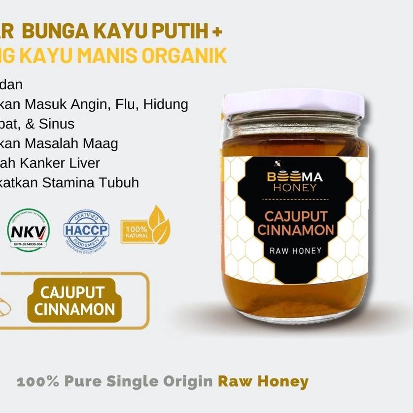 

➹ Beema Honey - Cajuput Cinnamon Raw Honey/ Kayu Putih Organik 300g ➶