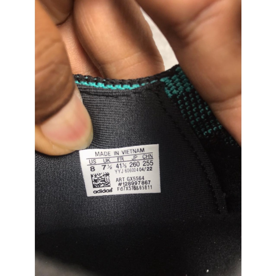 Ultra Boost 22 Core Black Mint Rush, 100% Real Pic.