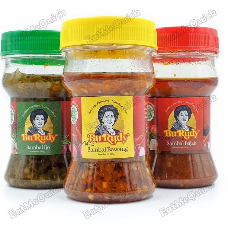 

F86 Bu Rudy Sambal Bawang Sambel Trasi Ijo Peda Asli Bu Rudi Surabaya BIG DISKON ⇯