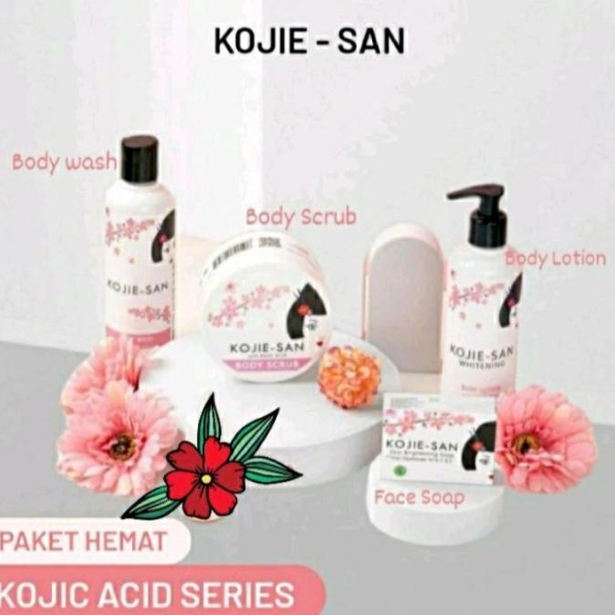 TERBARU KOJIE-SAN PAKET BODY CARE (LOTION,SHOWER,SCRUB,SABUN) BERKUALITAS