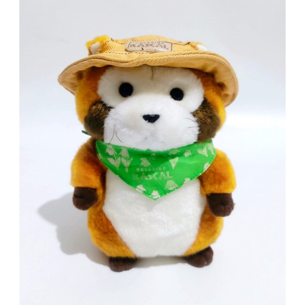 Boneka Rascal the Raccoon Original Jepang Hokkaido Rascal Plush Doll