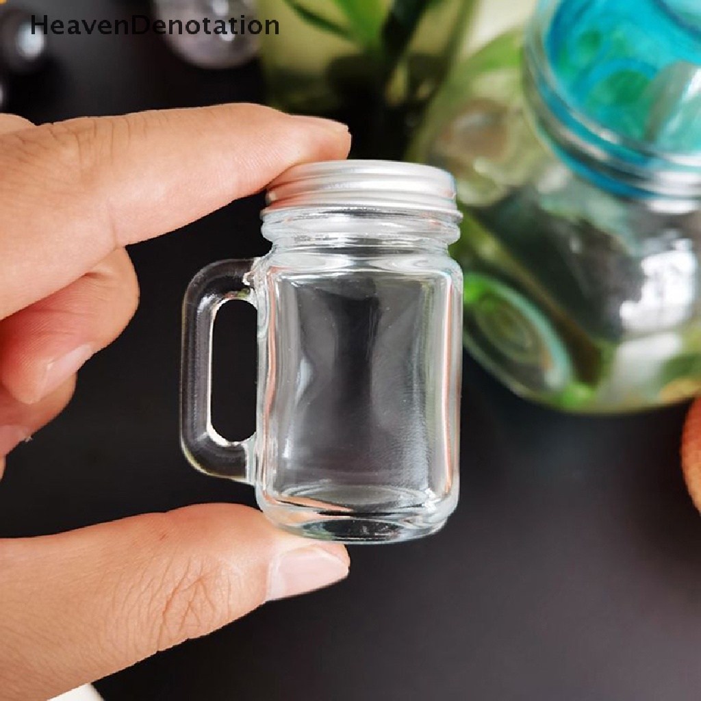 [HeavenDenotation] Botol Kaca Bumbu Piknik35 /120Ml Jar Madu Kaca Transparan Dengan Tutup HDV