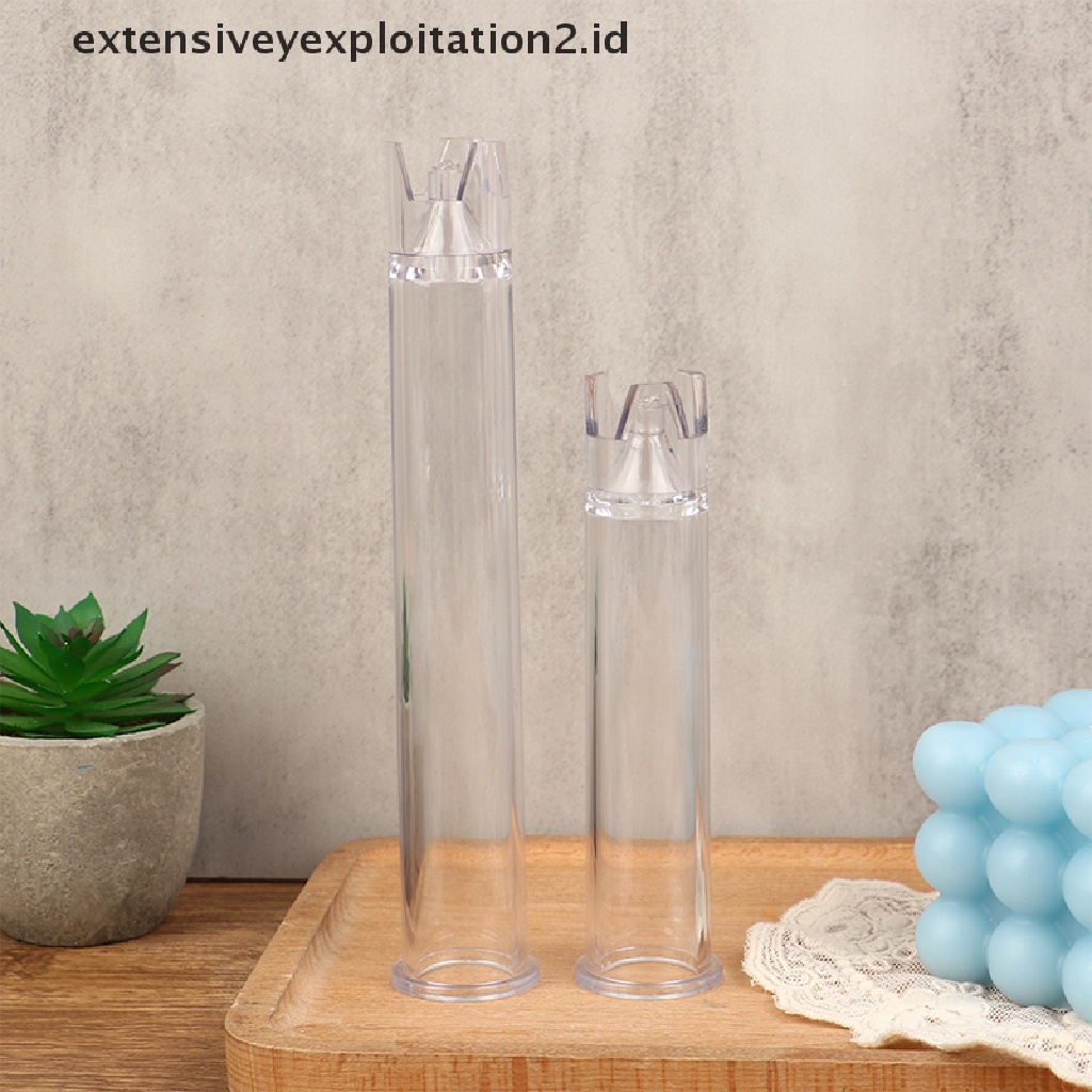 {NEW} 1pc Cetakan Silinder Tiang Panjang Kerajinan Membuat Alat Cetakan Lilin Kedelai DIY.