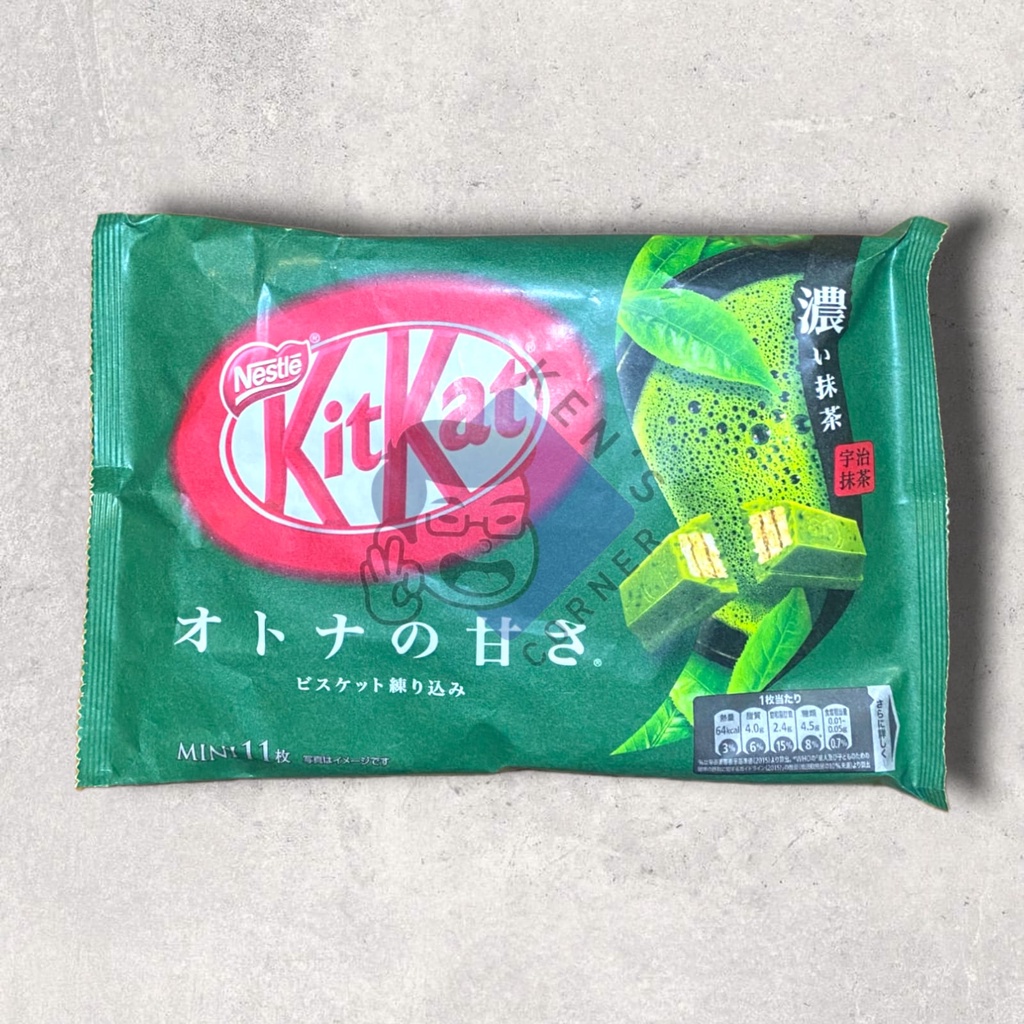 KitKat Otona No Amasa Green Tea Japan / Coklat KitKat Green Tea Import Japan