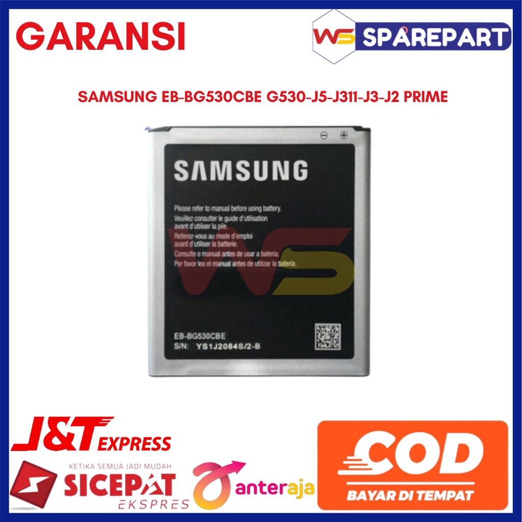BATERAI SAMSUNG EB-BG530CBE G530 / J5 / J311 / J3 / J2 PRIME  - ORIGINAL NEW