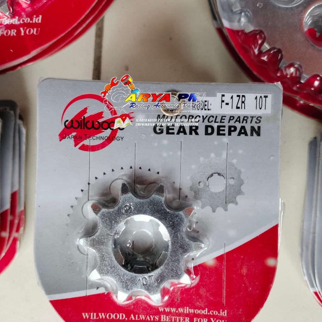 Gear Gir Depan 428 Yamaha FIZ R 10 13 T Wilwood