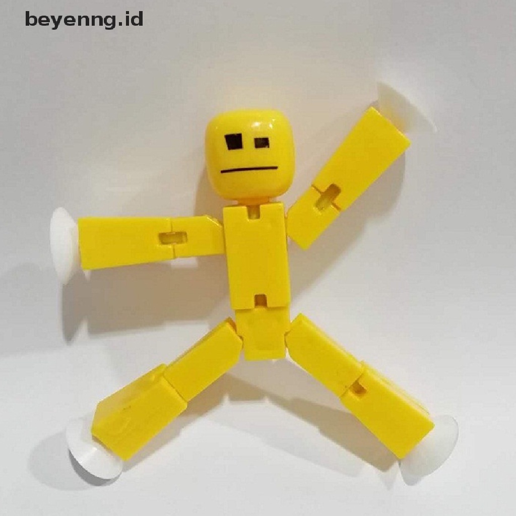 Beyen 2pcs Warna Random Stikbot Screen Animasi Mainan Gudang Boneka Dengan Sucker Toys ID