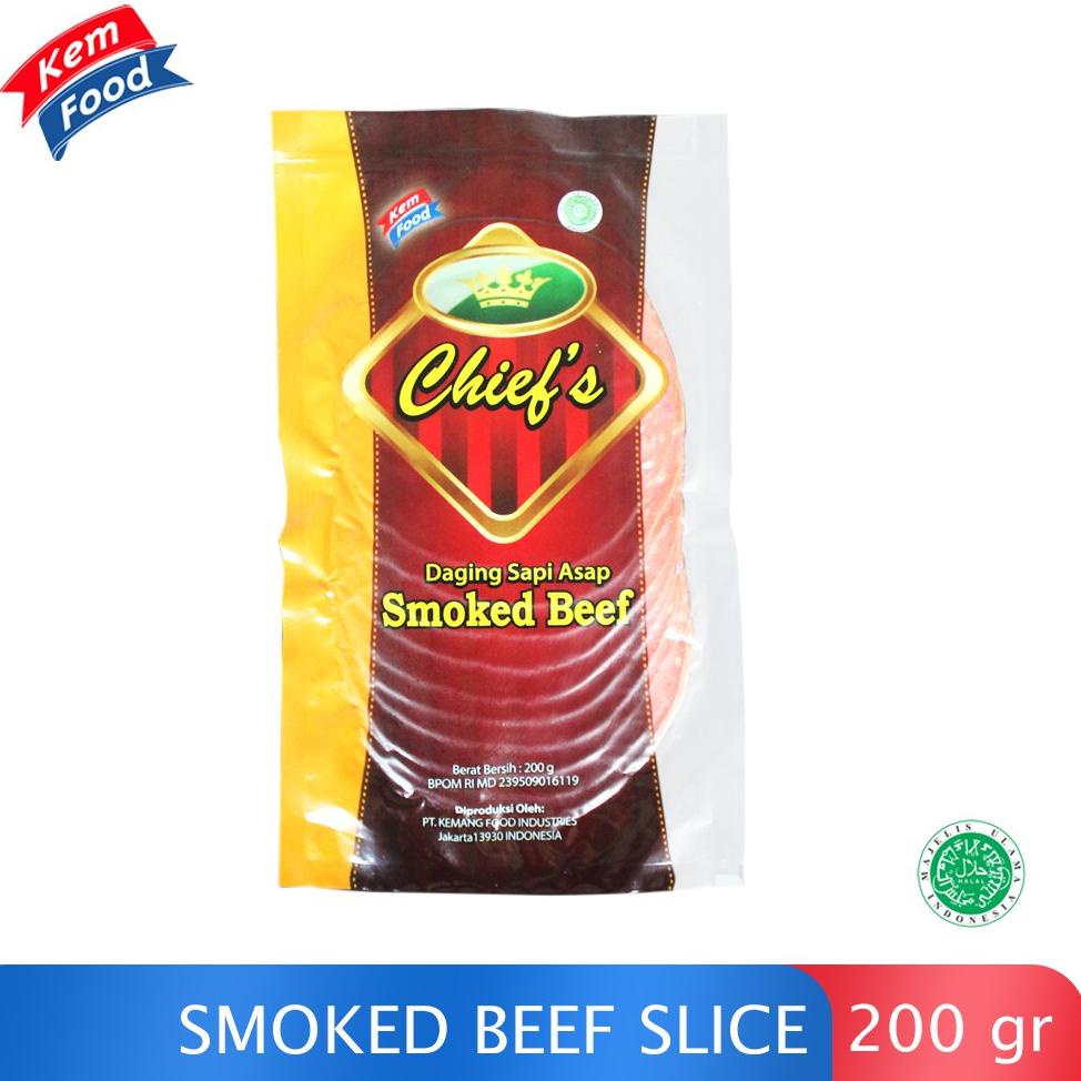 

⚡GROSIR⚡ Chief Smoked Beef - Daging Sapi Asap Slice 200 gr
