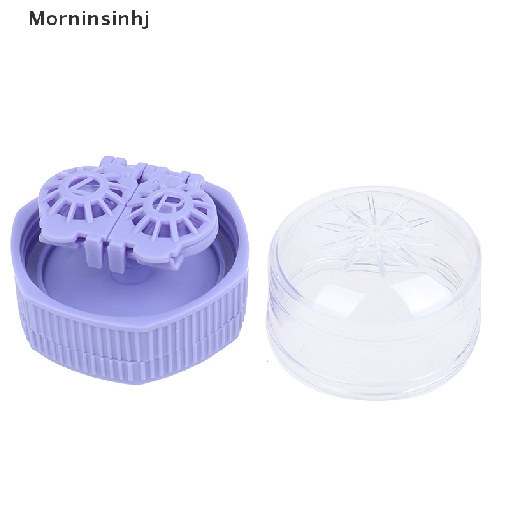 Mornin 1X Portable Contact Lens Cleaner Case Kotak Rotasi Manual Pencuci Pembersih Travel id