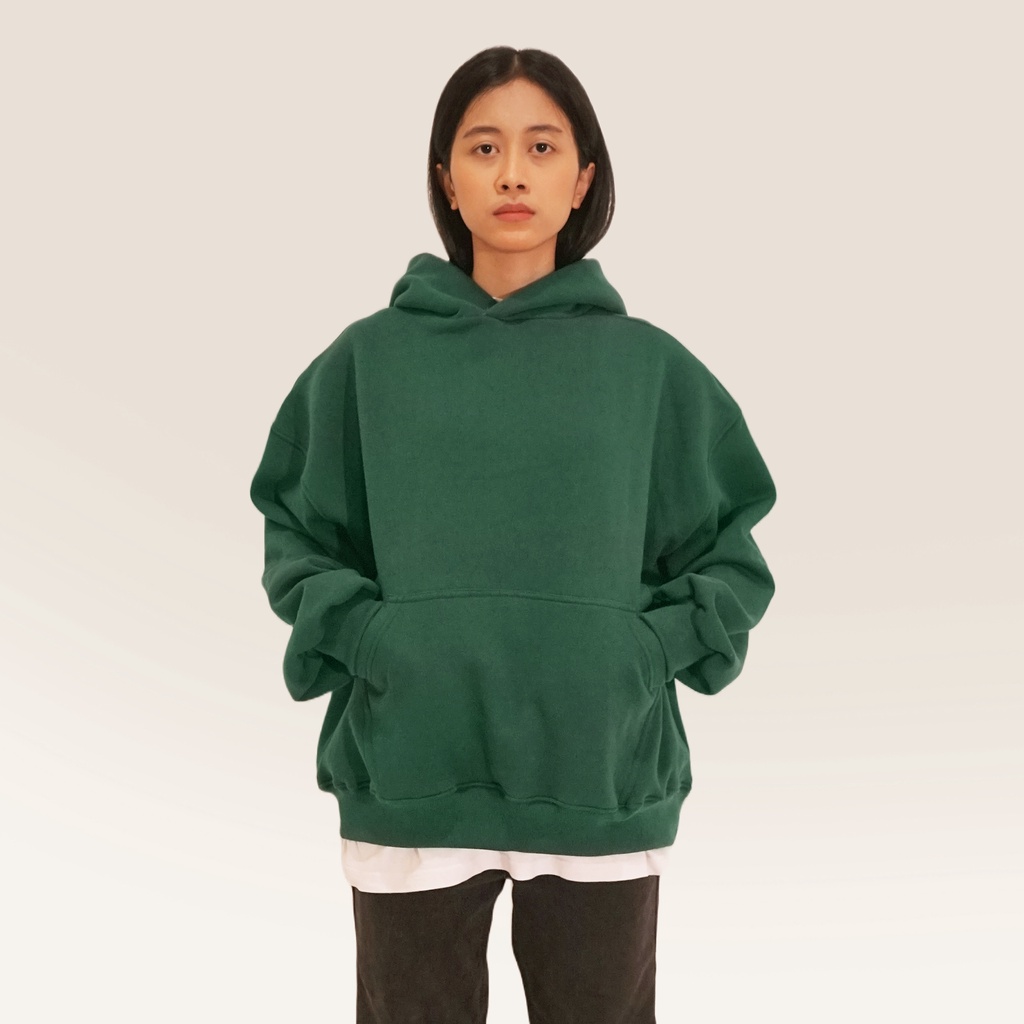 YESZY.MFG Boxy Fit Celtic Green Hoodie (375 GSM)