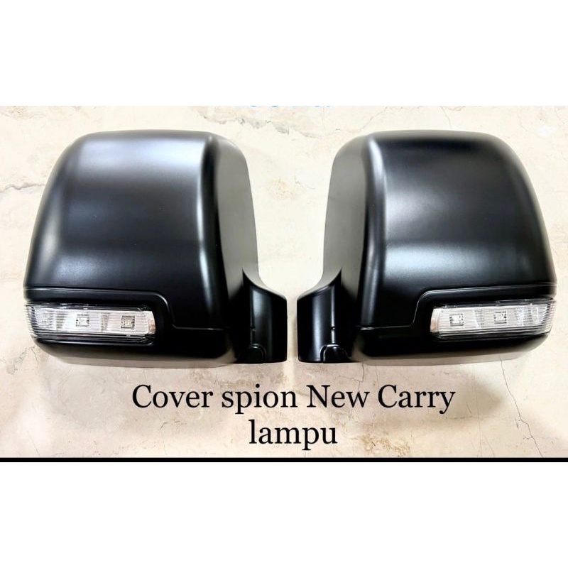 COVER SPION LAMPU NEW CARRY HITAM