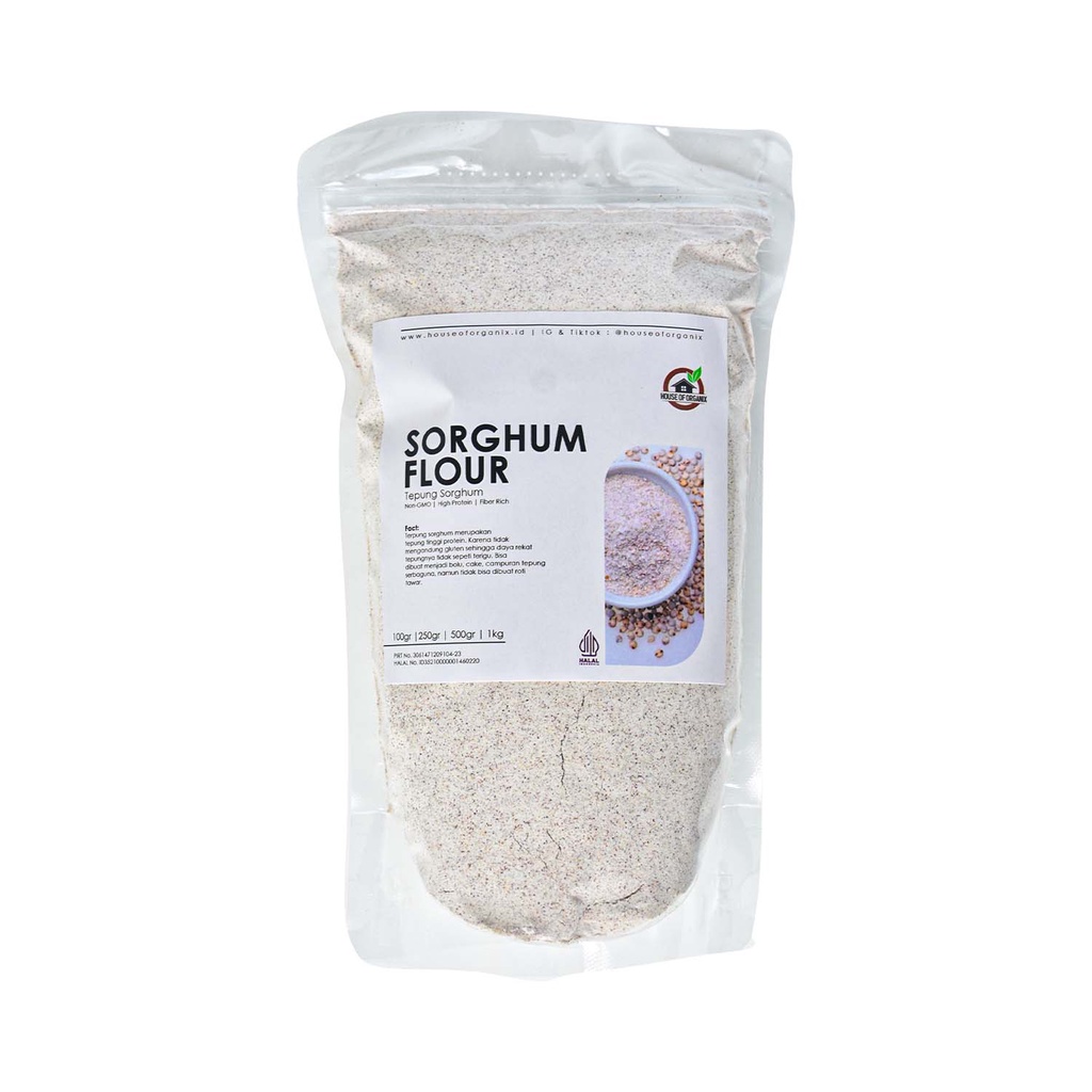 House Of Organix Sorghum Flour / Tepung Sorgum ( Gluten Free ) 500 Gr