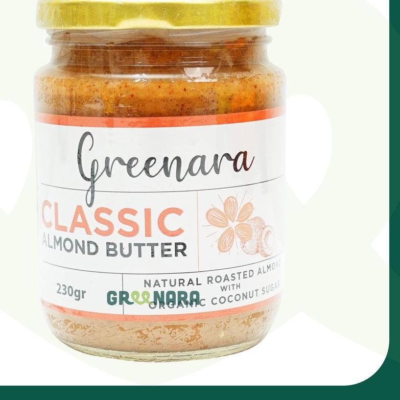 

♖ Greenara Homemade - Classic Almond Butter / Selai Almond ➽