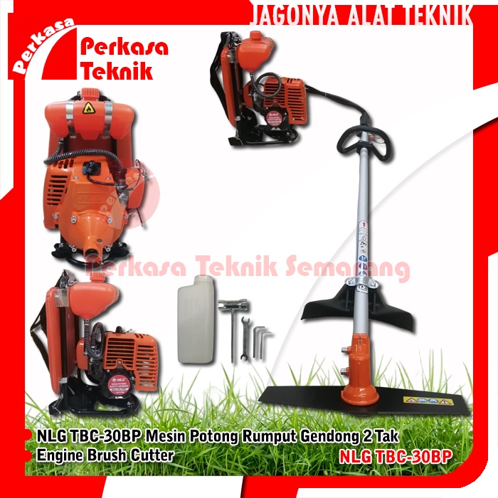 Mesin Potong Rumput Gendong 2 Tak NLG TBC-30BP Engine Brush Cutter