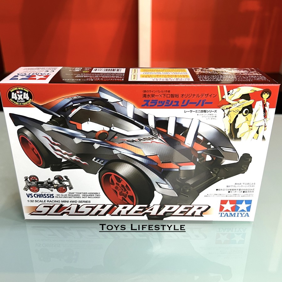 Mainan Rakit Mobil Tamiya Mini 4WD - Slash Reaper (ORIGINAL)