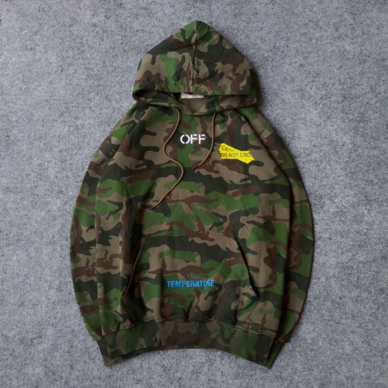 Hoodie Off White Camo