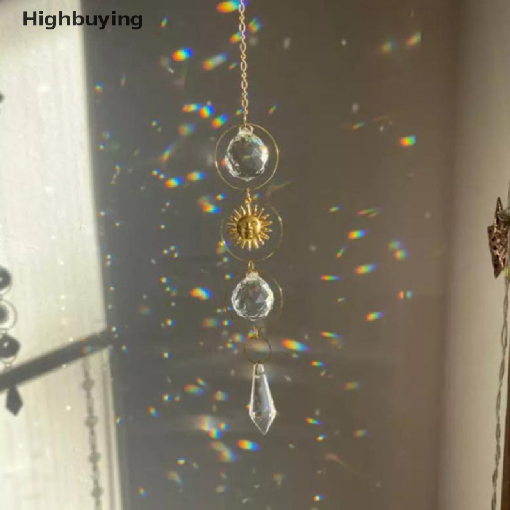 Hbid Crystal Sun Catcher Jendela Gantung Prisma Dekorasi Rain Window Decor Glory