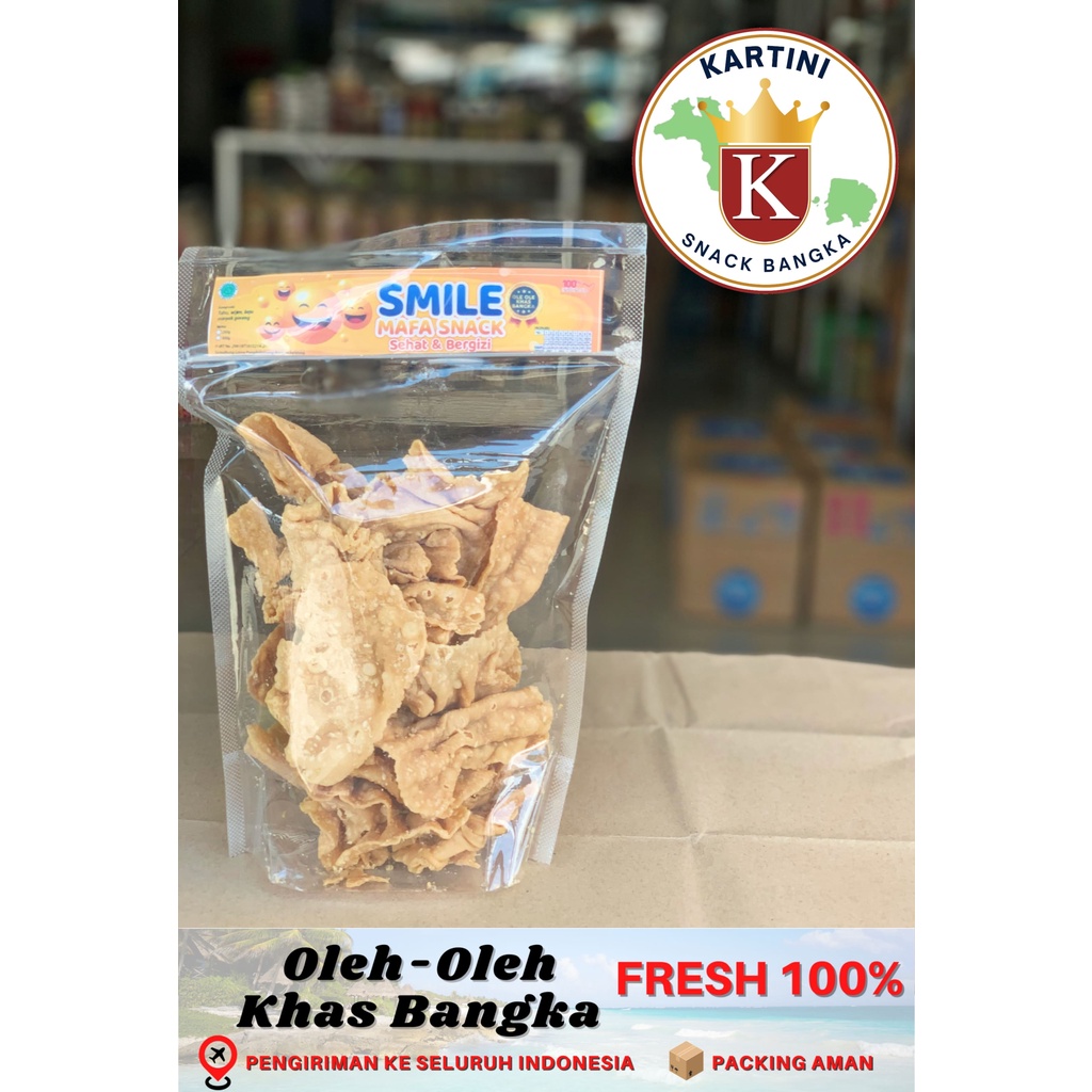 

Keripik Tahu / Mafa Cap Smile Khas Bangka