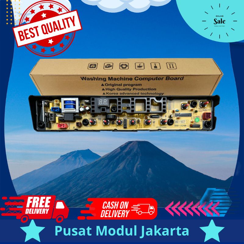 modul pcb mesin cuci ELECTROLUX EWT-705WN / EWT-105WN TOP LOADING