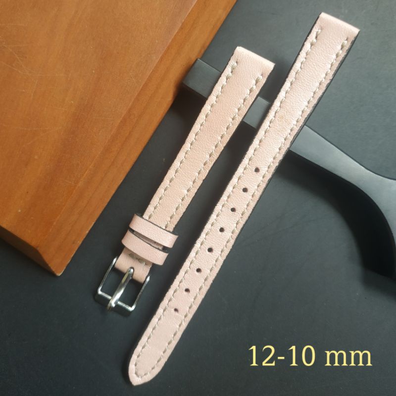 Tali jam tangan kulit asli 12mm / strap jam tangan vidileather