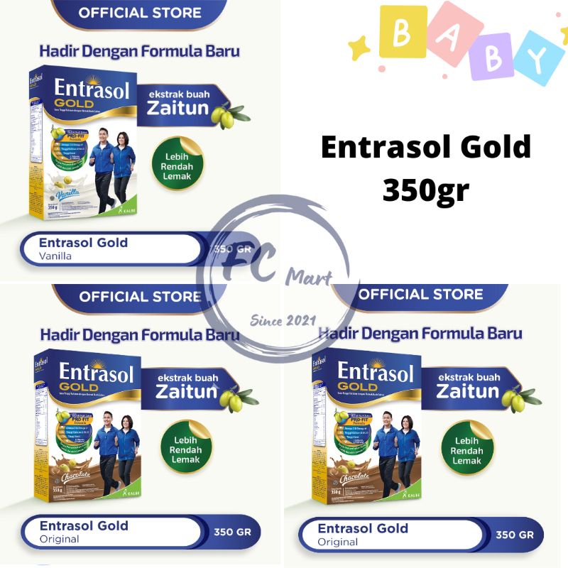 

Entrasol Gold Coklat Vanilla Original Susu Tulang 350gr