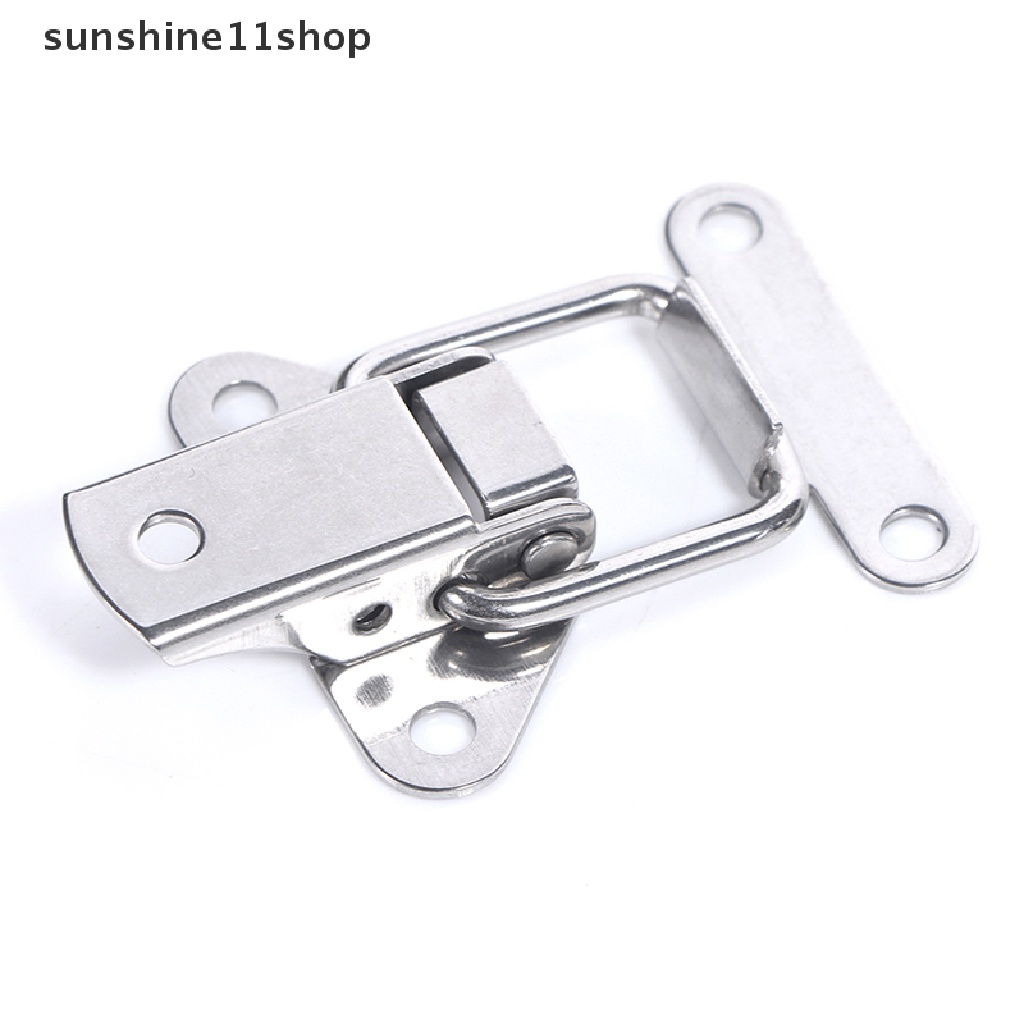 Sho Stainless Steel304 toolbox Pengunci Pengait Metal Toggle Catch Clasp Engsel Dimuat N