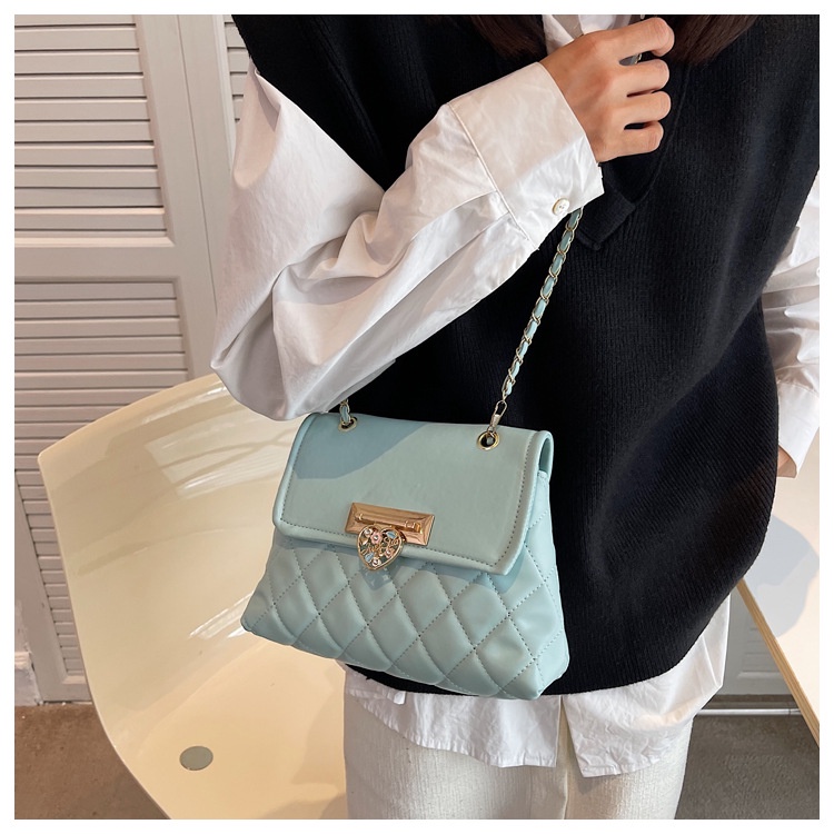 Tas Selempang Kulit Wanita Cewek Luxury Mini Messenger Bag J202
