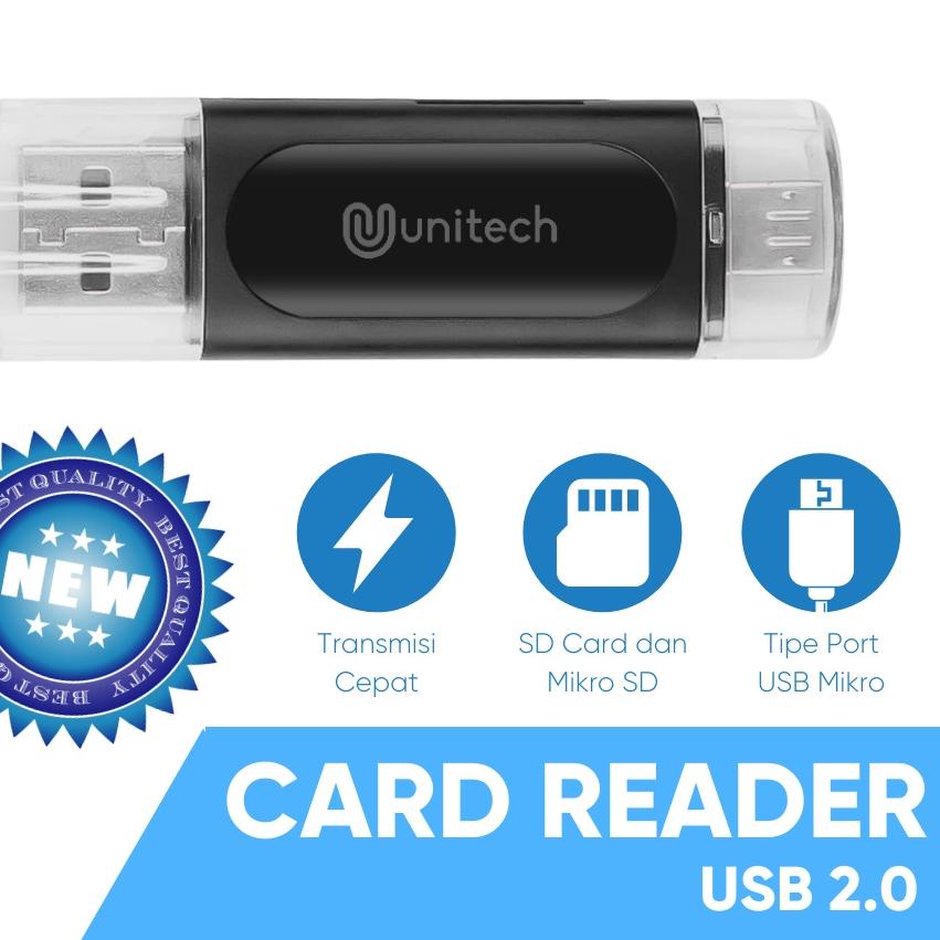 Ω Memory Card Reader OTG 2in1 C01 USB+Micro USB ☝