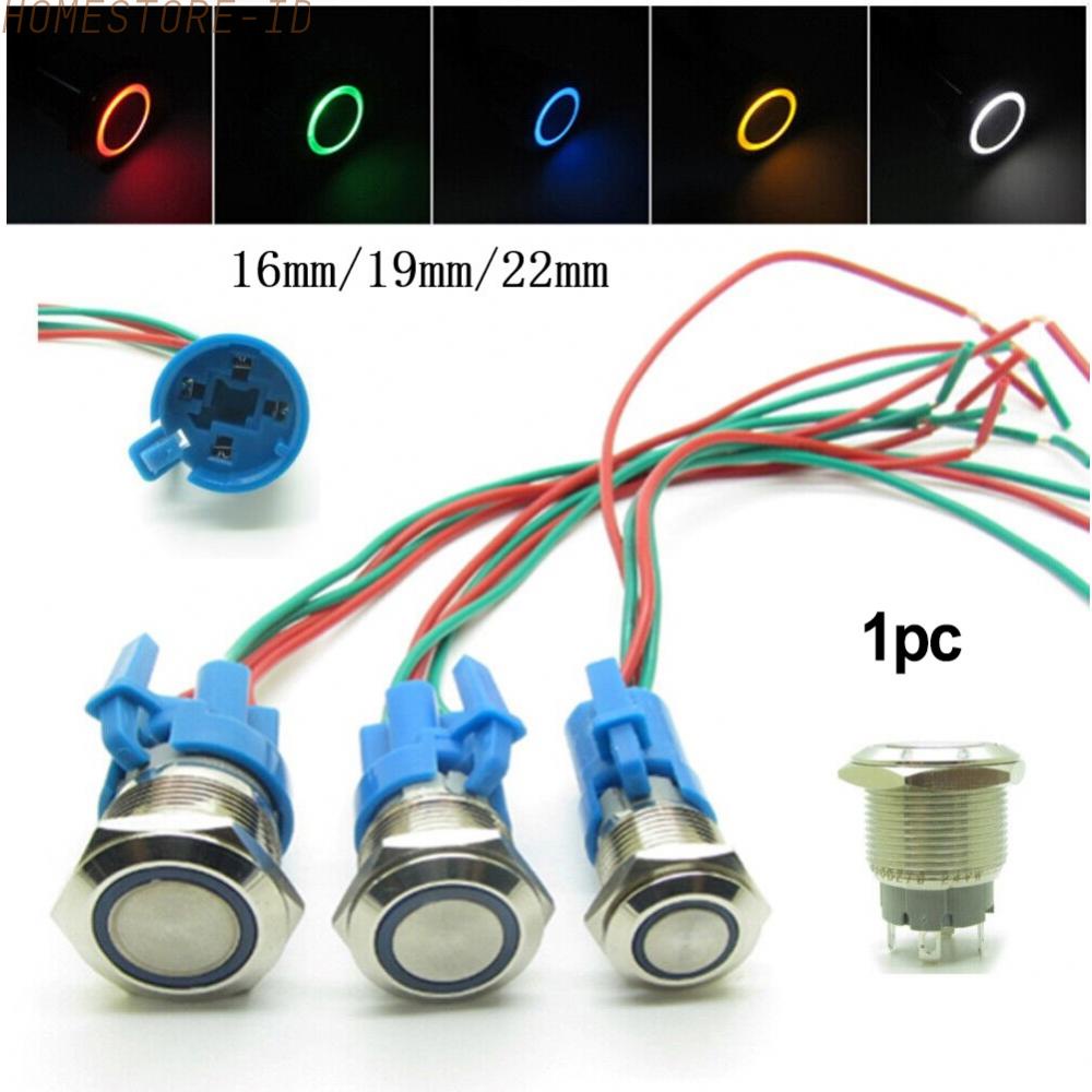Stop Kontak Kabel 1X 250V 16mm/19mm/22mm Untuk Metal Push Button Switch Wiring