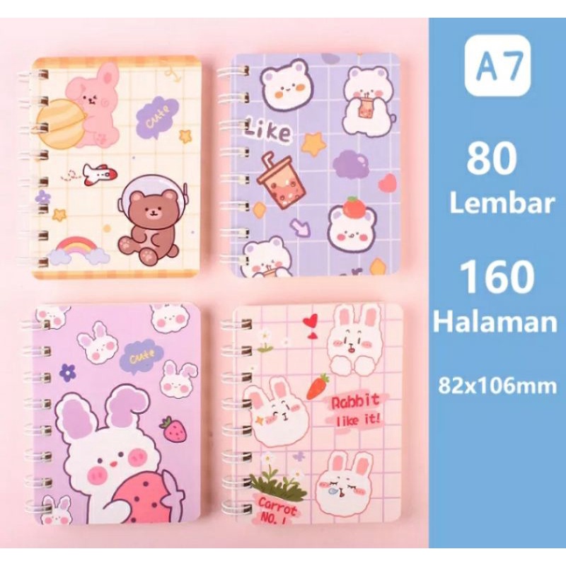 

Notebook Ring Motif/Buku Catatan Ring/Buku Tulis Ring