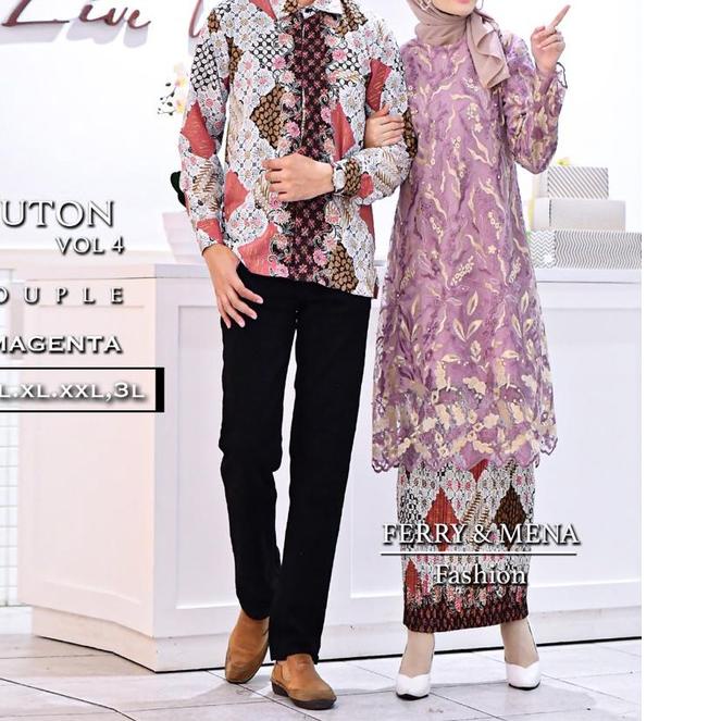 ➴ Kebaya Couple / Kebaya Tunik Couple / Kebaya Couple Kemeja Batik / Kebaya Modern / Kebaya Tunik ⅍